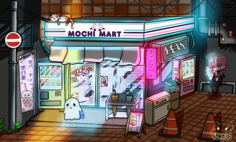 Mochi Mart Print