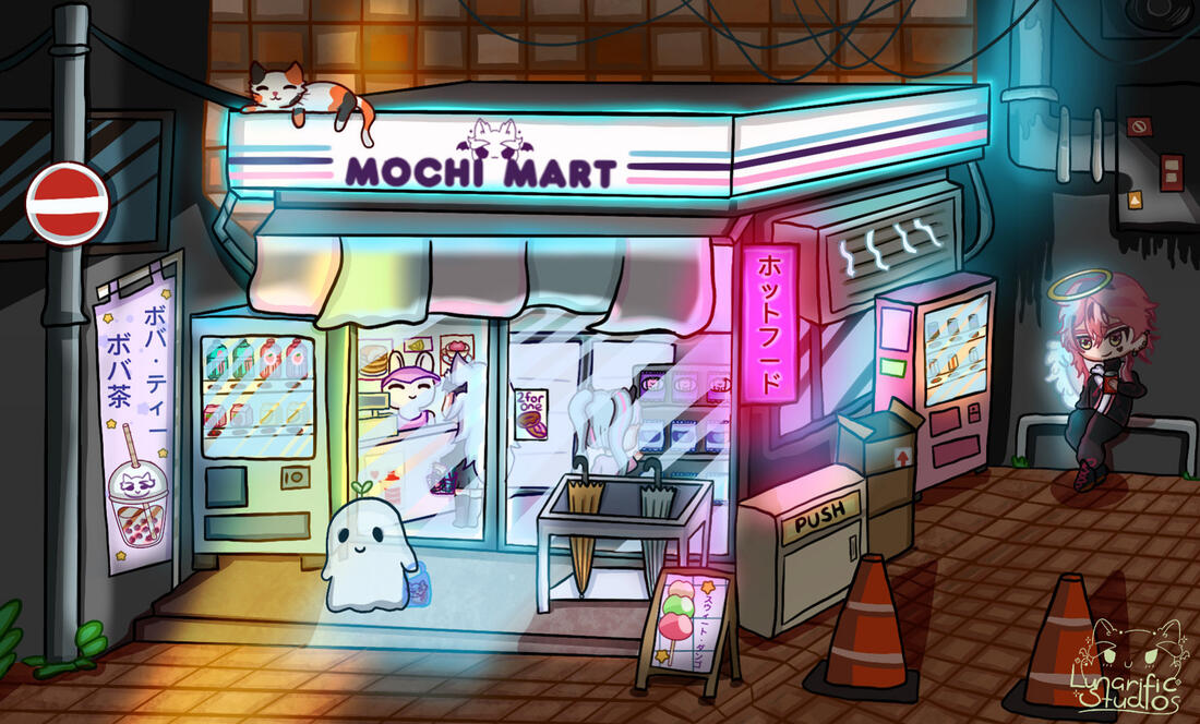 Mochi Mart Print Mochi Mart Print